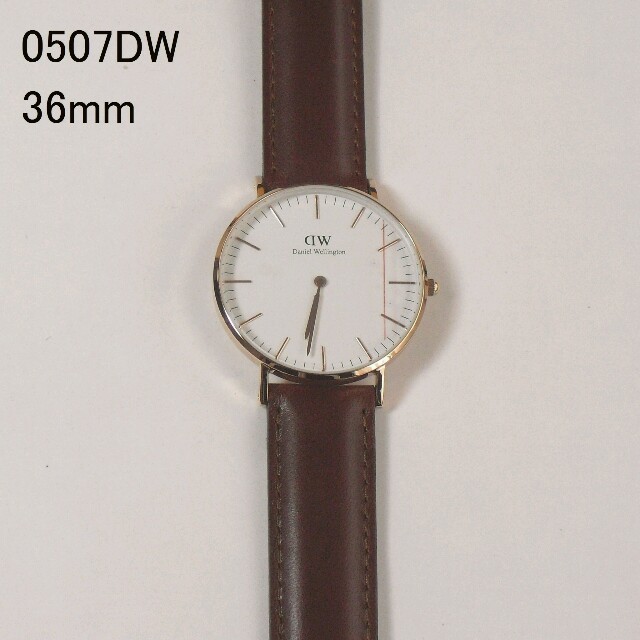 Daniel Wellington(ダニエルウェリントン)の新品 DW 36mm 0507DW レディースのファッション小物(腕時計)の商品写真