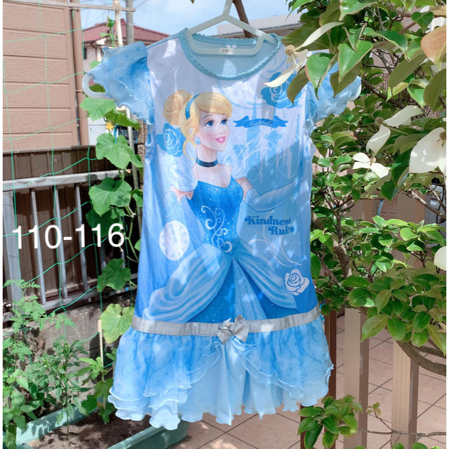 Disney ディズニープリンセスワンピース5 6歳キッズ服身長110 116cm海外子供服の通販 By 子供服のカラフル ディズニーならラクマ