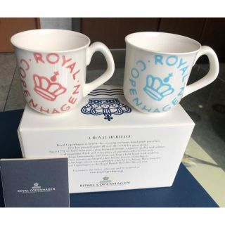 ロイヤルコペンハーゲン(ROYAL COPENHAGEN)のROYAL COPENHAGEN ペアマグカップ(グラス/カップ)