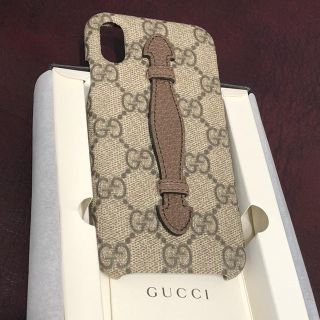 グッチ(Gucci)の新品 正規品 GUCCI iPhone case for X/XS ベルト付き(iPhoneケース)