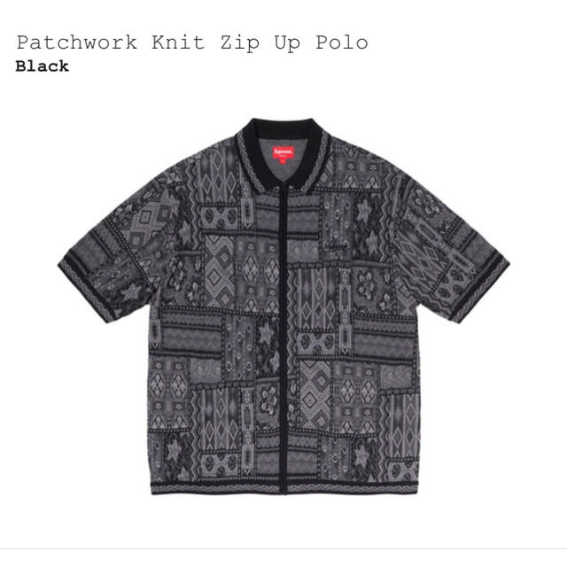 定価以下！supreme Patchwork Knit Zip Up Poloトップス