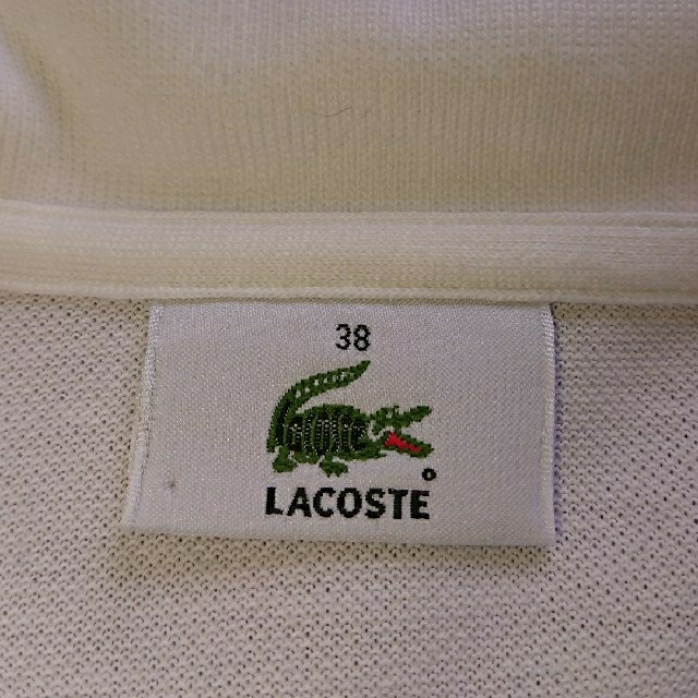 LACOSTE(ラコステ)の☆emma様専用☆ラコステポロシャツ レディース38 ホワイト レディースのトップス(ポロシャツ)の商品写真