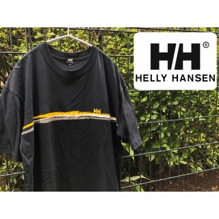 ヘリーハンセン(HELLY HANSEN)のヘリーハンセン  helly hansen  tシャツ 黒　L(Tシャツ/カットソー(半袖/袖なし))