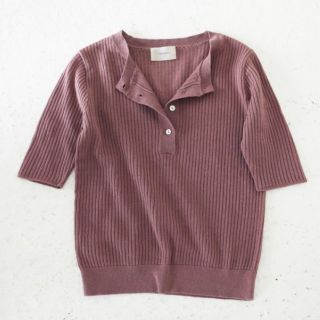 トゥデイフル(TODAYFUL)の～ 専用 ～ TODAYFUL Henleyneck Sheer Knit ☆(Tシャツ(半袖/袖なし))