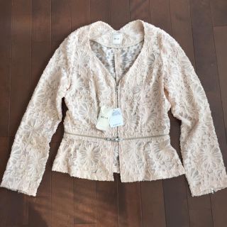 ミーア(MIIA)の新品‥MIIAミーア‥春レースＪＫＴ(ノーカラージャケット)