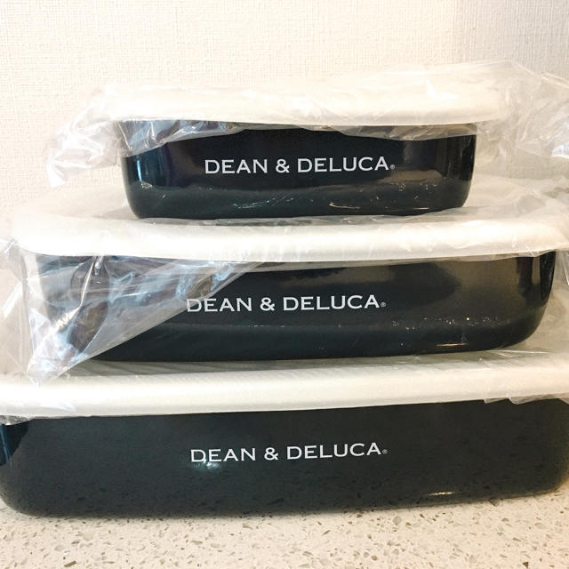 DEAN & DELUCA(ディーンアンドデルーカ)のDAEN&DELUCA ホーローコンテナーMサイズ インテリア/住まい/日用品のキッチン/食器(容器)の商品写真