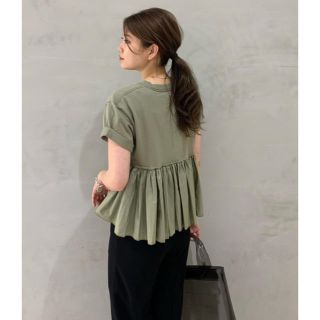 CLANE バックフリルTシャツ(Tシャツ(半袖/袖なし))