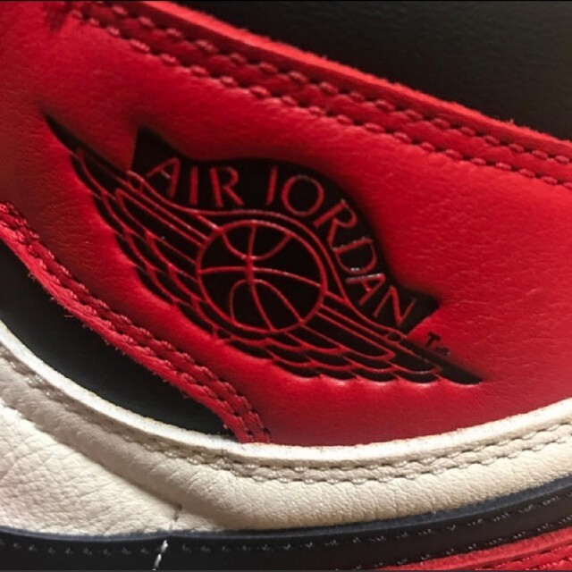 新品未使用 NIKE air jordan 1 og hi US10 つま赤 メンズの靴/シューズ(スニーカー)の商品写真