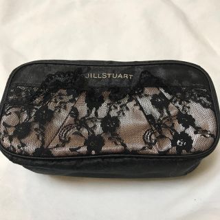 ジルスチュアート(JILLSTUART)のJILL STUART  黒レース　化粧ポーチ(ポーチ)