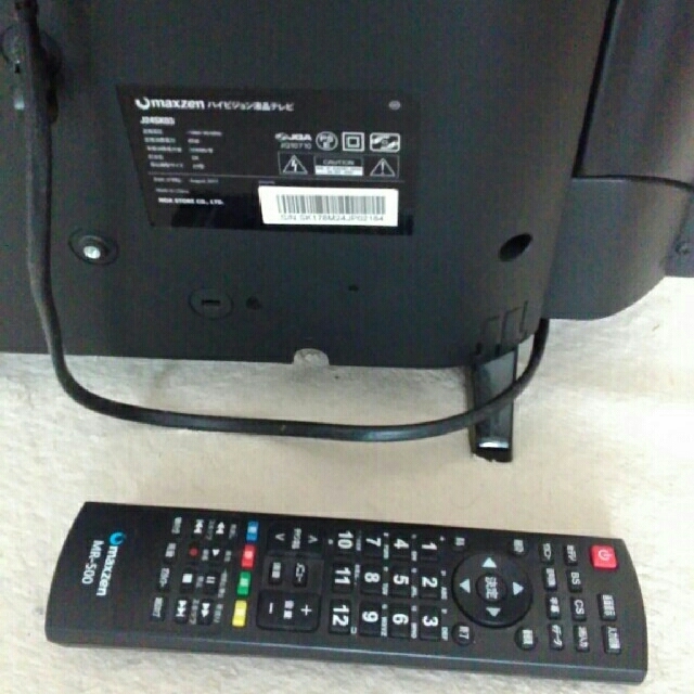 液晶テレビ　24インチ　MAXZEN スマホ/家電/カメラのテレビ/映像機器(テレビ)の商品写真