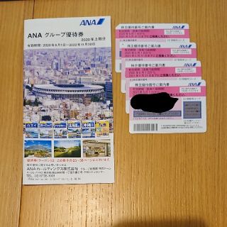 エーエヌエー(ゼンニッポンクウユ)(ANA(全日本空輸))のANA 株主優待券　グループ優待券(その他)