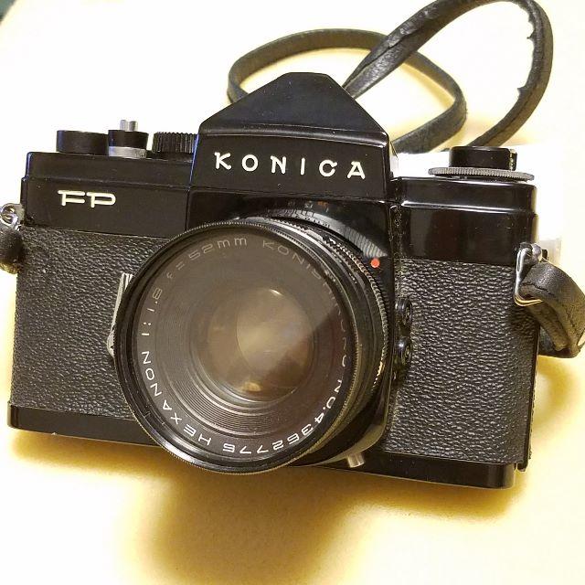 KONICA FP ブラック+ HEXANON 1:1.8 f=52mm