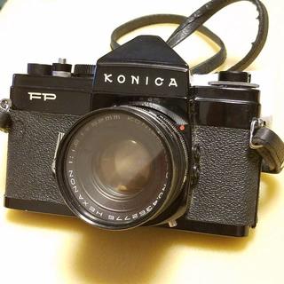 コニカミノルタ(KONICA MINOLTA)のKONICA FP ブラック+ HEXANON 1:1.8 f=52mm (フィルムカメラ)