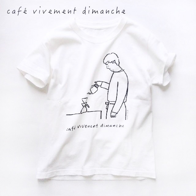 BEAMS café vivement dimanche✨長場雄オリジナルイラスト Tシャツの通販 by ナチュラルブランド服  ファッションと雑貨のフリーマーケット｜ビームスならラクマ