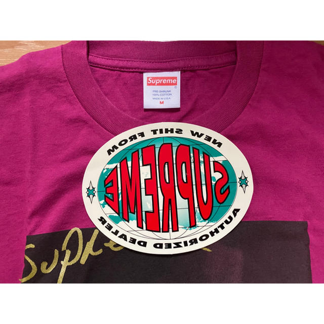 キムタク　私物　Supreme Mary J. Magenta Tシャツ