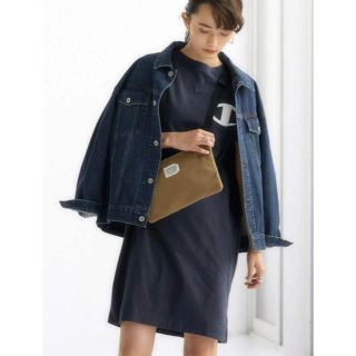 ユナイテッドアローズグリーンレーベルリラクシング(UNITED ARROWS green label relaxing)のUNITED ARROWS別注チャンピオン×GLRワンピース NVY Mサイズ(ひざ丈ワンピース)