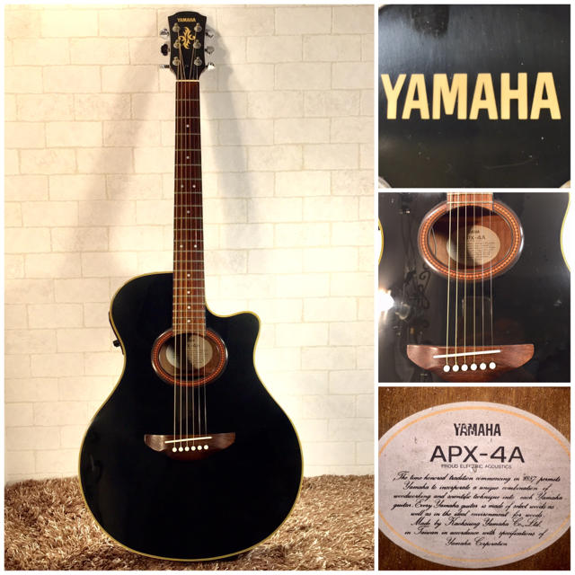 ヤマハ(ヤマハ)の1175.YAMAHA APX-4A BL❗️エレアコ❗️音よし扱いよし‼️ 楽器のギター(アコースティックギター)の商品写真