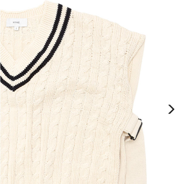 HYKE(ハイク)の20SS完売新品　HYKE ハイクTILDEN SWEATER DRESS  レディースのトップス(ニット/セーター)の商品写真