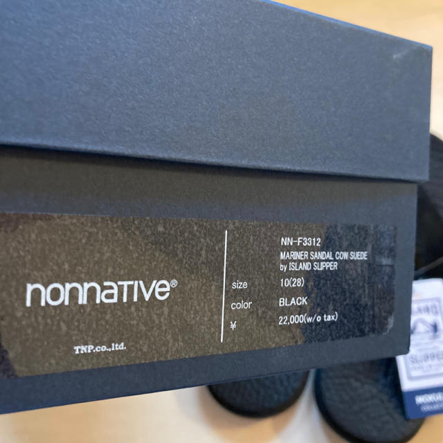 nonnative(ノンネイティブ)の28.0cm【新品未使用】nonnative  ISLAND SLIPPER メンズの靴/シューズ(サンダル)の商品写真