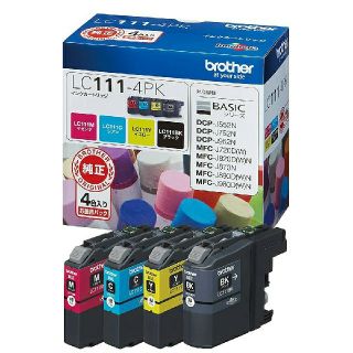 ブラザー(brother)のbrother純正 LC-111 4pk (PC周辺機器)