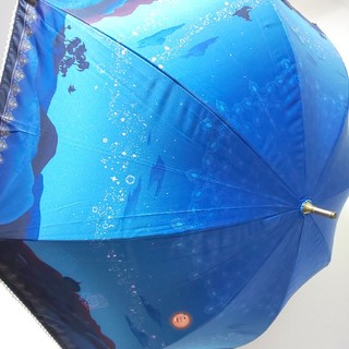 ディズニー(Disney)の【新品タグ付】傘 アラジン マジカルナイト 晴雨兼用 日傘  長傘(傘)