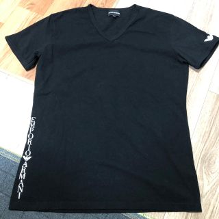 エンポリオアルマーニ(Emporio Armani)のEMPORIO ARMANI 黒Tシャツ よろこんぶ様専用(Tシャツ/カットソー(半袖/袖なし))