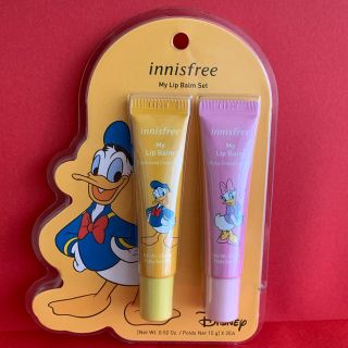 イニスフリー(Innisfree)のイニスフリー  限定ディズニー ドナルド＆デイジー リップバーム2個セット(リップグロス)