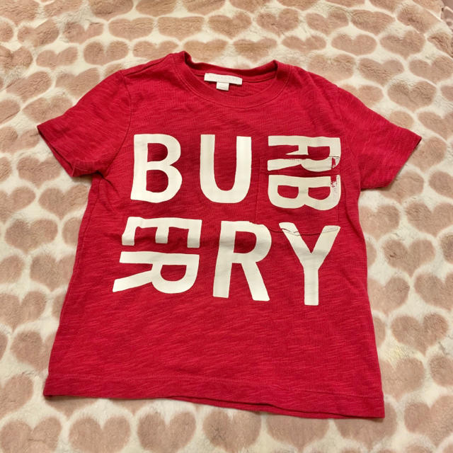 BURBERRY(バーバリー)のバーバリー　サイズ４y ピンク キッズ/ベビー/マタニティのキッズ服女の子用(90cm~)(Tシャツ/カットソー)の商品写真