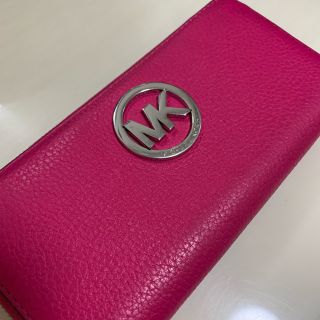 マイケルコース(Michael Kors)のMK Michal Kors 長財布 ピンク(長財布)