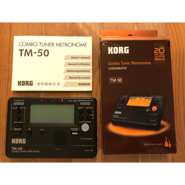 KORG(コルグ)のK様専用　チューナー　メトロノーム　TM-50 楽器の楽器 その他(その他)の商品写真