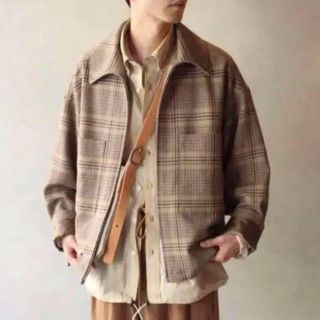 サンシー(SUNSEA)の新品未使用 auralee 19aw check blouson(ブルゾン)