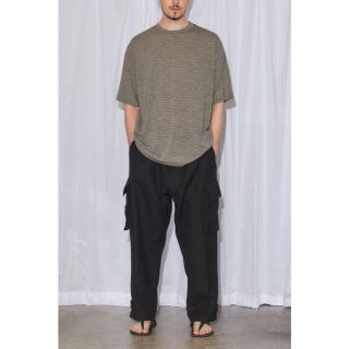 【19ss/希少品】comoli ウール天竺 半袖クルー Tシャツ サイズ 1 特売品コーナー Comoli ウール天竺半袖 Tシャツ Navy サイズ4 Tシャツ/カットソー(半袖/袖なし)