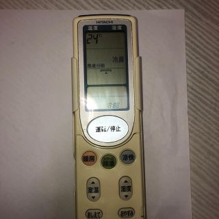 ヒタチ(日立)のHITACHI エアコン　リモコン(エアコン)