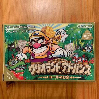 ゲームボーイアドバンス(ゲームボーイアドバンス)のワリオランドアドバンス ヨーキのお宝 任天堂 ニンテンドー GBA 黄金のシール(家庭用ゲームソフト)