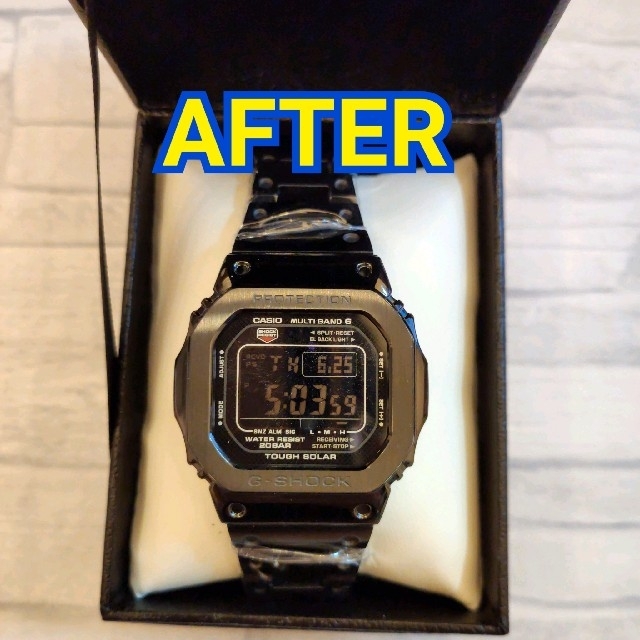 G-SHOCK(ジーショック)の【電波ソーラー】 G-SHOCK GW-M5610-1BJF メタル カスタム メンズの時計(腕時計(デジタル))の商品写真