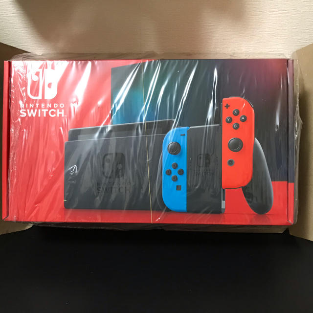 Switch 任天堂スイッチ 本体 ネオンブルー レッド 新品未開封 - 家庭用