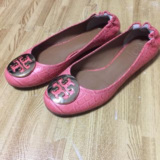 トリーバーチ(Tory Burch)のトリーバーチ クロコ調 正規品(バレエシューズ)