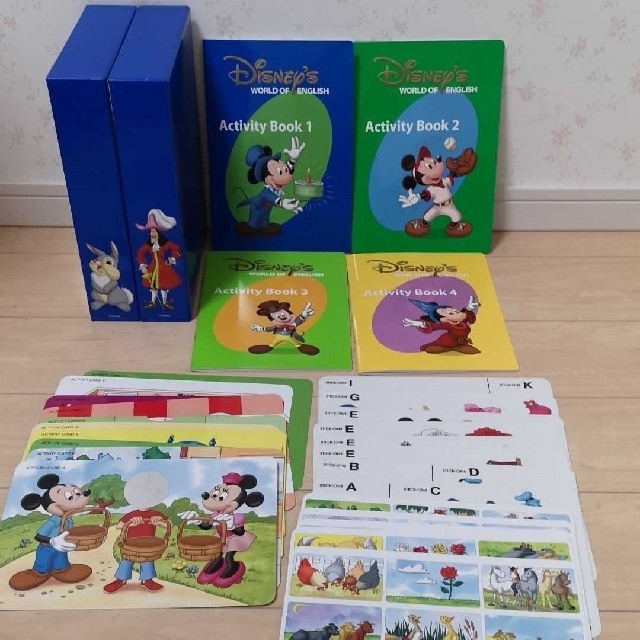 【新作入荷!!】 Disney - DWE ディズニーシステム フルセット 音声ペン対応 DVD CD 絵本 宝箱 知育玩具 - cosmos