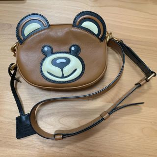 モスキーノ(MOSCHINO)の期間限定値下げ モスキーノ  テディベア レザーショルダーバッグ(ショルダーバッグ)