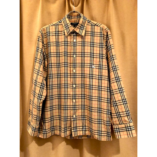 BURBERRY(バーバリー)の美品　BURBERRY ノバチェック 長袖シャツ ロゴ メンズのトップス(シャツ)の商品写真