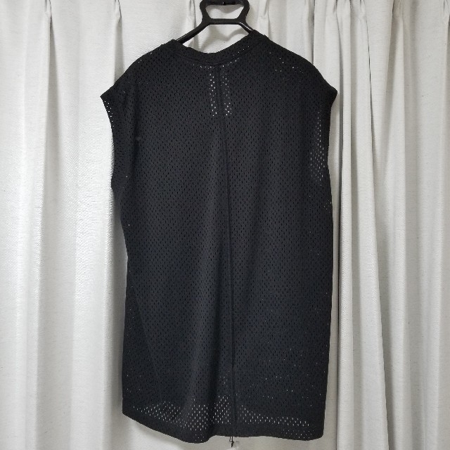 Rick Owens(リックオウエンス)のRick Owens Champion ブラックメッシュ ノースリーブ メンズのトップス(タンクトップ)の商品写真