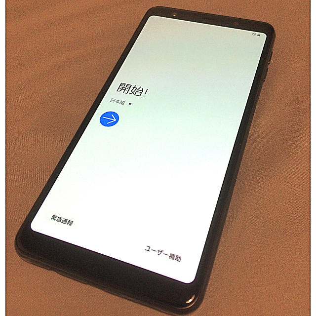 Galaxy(ギャラクシー)のGalaxy A7 64GB ブラック simフリー androidスマホ スマホ/家電/カメラのスマートフォン/携帯電話(スマートフォン本体)の商品写真