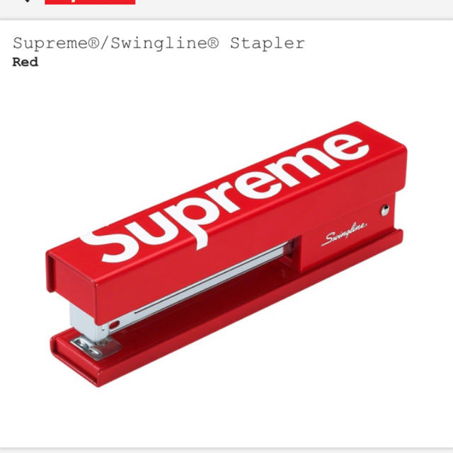 supreme ホッチキス swingline stapler