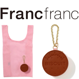 フランフラン(Francfranc)のフランフラン　バッグチャームエコバッグ　ビスケット(エコバッグ)