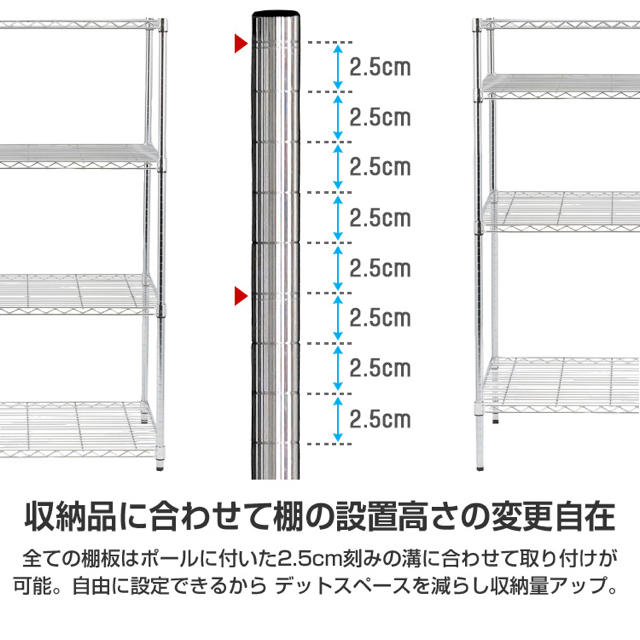 アイリスオーヤマ(アイリスオーヤマ)の★新品★ スチール　ラック　5段　180 インテリア/住まい/日用品の収納家具(棚/ラック/タンス)の商品写真