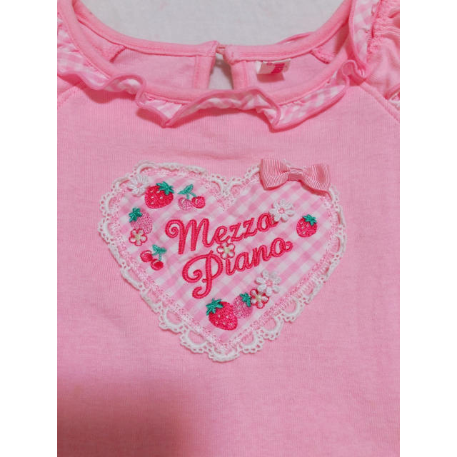 mezzo piano(メゾピアノ)のメゾピアノ ブラウス Tシャツ キッズ/ベビー/マタニティのキッズ服女の子用(90cm~)(Tシャツ/カットソー)の商品写真