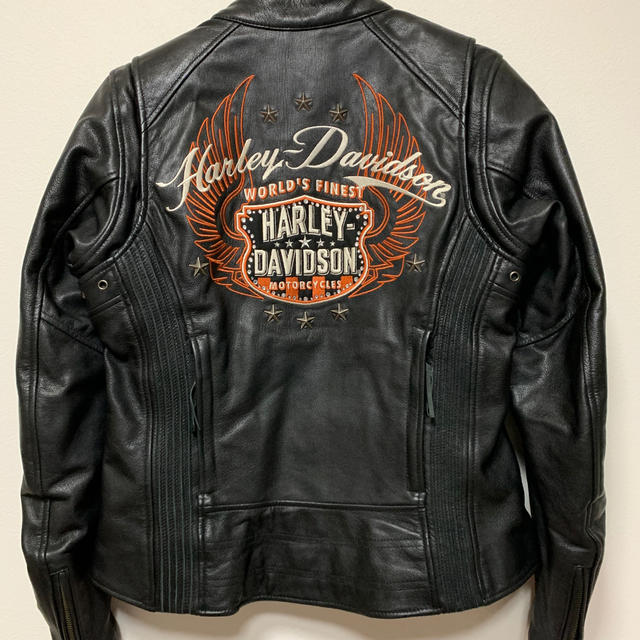 Harley Davidson(ハーレーダビッドソン)の☆ Harley-Davidson レザージャケット ☆ RINRIN様 レディースのジャケット/アウター(ライダースジャケット)の商品写真