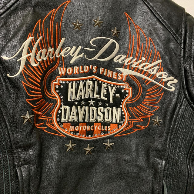 Harley Davidson(ハーレーダビッドソン)の☆ Harley-Davidson レザージャケット ☆ RINRIN様 レディースのジャケット/アウター(ライダースジャケット)の商品写真