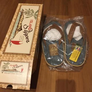 アイランドスリッパ(ISLAND SLIPPER)のISLAND SLIPPER Jcrew コラボ品(サンダル)