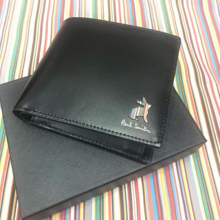 ポールスミス(Paul Smith)の新品未使用　ポールスミス　折財布（ブラック）(折り財布)